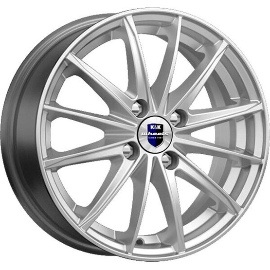 Диск K&K Пойнт Бланк 15x6 4x98 ET35 DIA58.6 СИЛЬВЕР Диск K&K Пойнт Бланк 15x6 4x98 ET35 DIA58.6 СИЛЬВЕР