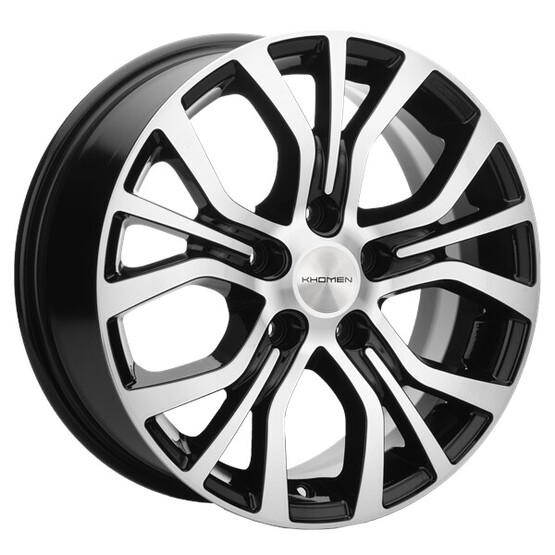 Диск Khomen 1608 16x6.5 5x120 ET38 DIA65.1 BLACK-FP