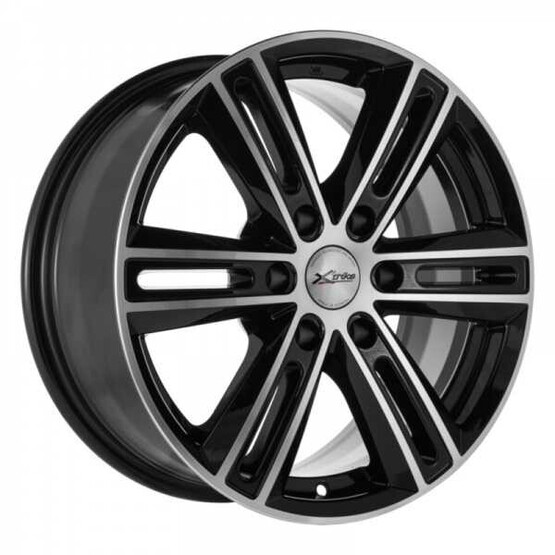 Диск X'trike X-124 17x7.5 6x139.7 ET36 DIA100.1 BK/FP Диск X'trike X-124 17x7.5 6x139.7 ET36 DIA100.1 BK/FP