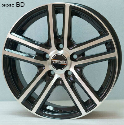 Диск Tech Line 529 15x6 4x100 ET40 DIA60.1 BD Диск Tech Line 529 15x6 4x100 ET40 DIA60.1 BD