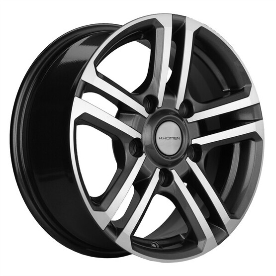 Диск Khomen 1602 16x6.5 5x139.7 ET40 DIA98 GRAY-FP Диск Khomen 1602 16x6.5 5x139.7 ET40 DIA98 GRAY-FP