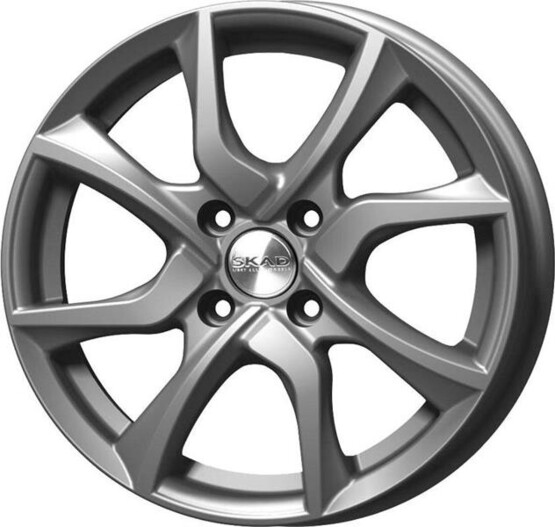 Диск Скад Тулон 15x6 4x100 ET39 DIA67.1 ГРАФИТ Диск Скад Тулон 15x6 4x100 ET39 DIA67.1 ГРАФИТ
