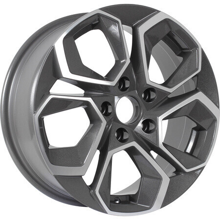 Диск Kdw Kd1620 16x6.5 5x108 ET45 DIA63.3 GREY_FRONT_POLISHED Диск Kdw Kd1620 16x6.5 5x108 ET45 DIA63.3 GREY_FRONT_POLISHED