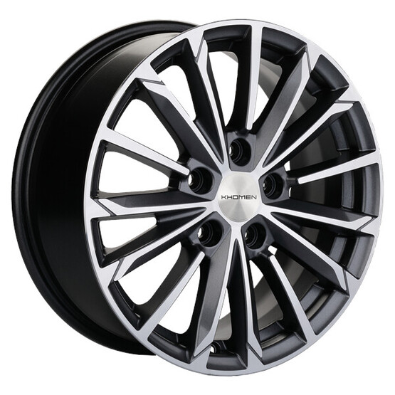 Диск Khomen 1611 16x6.5 5x114.3 ET50 DIA67.1 GRAY-FP Диск Khomen 1611 16x6.5 5x114.3 ET50 DIA67.1 GRAY-FP