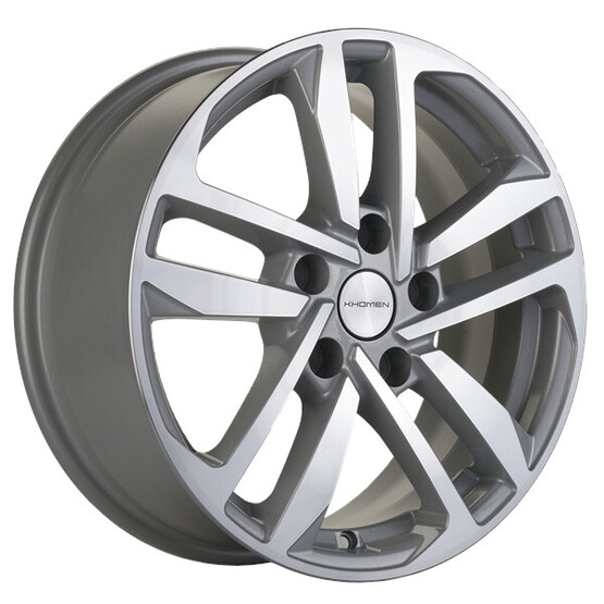 Диск Khomen 1612 16x6.5 5x114.3 ET41 DIA67.1 SILVER-FP Диск Khomen 1612 16x6.5 5x114.3 ET41 DIA67.1 SILVER-FP