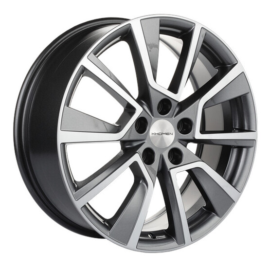 Диск Khomen 1802 18x7 5x112 ET45 DIA57.1 GRAY-FP Диск Khomen 1802 18x7 5x112 ET45 DIA57.1 GRAY-FP