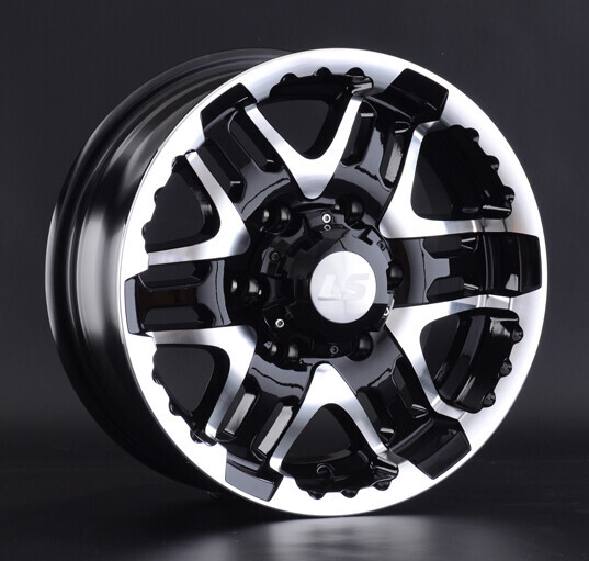 Диск Ls Wheels 894 15x6.5 6x139.7 ET0 DIA106.1 BKF Диск Ls Wheels 894 15x6.5 6x139.7 ET0 DIA106.1 BKF