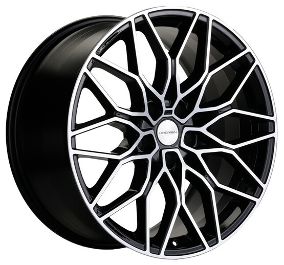 Диск Khomen Khw1813 18x7 5x108 ET33 DIA60.1 BLACK-FP Диск Khomen Khw1813 18x7 5x108 ET33 DIA60.1 BLACK-FP
