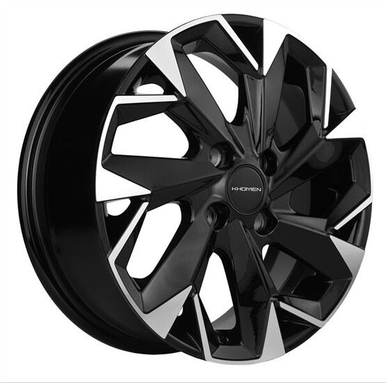 Диск Khomen 1508 15x6 4x100 ET46 DIA54.1 BLACK-FP Диск Khomen 1508 15x6 4x100 ET46 DIA54.1 BLACK-FP