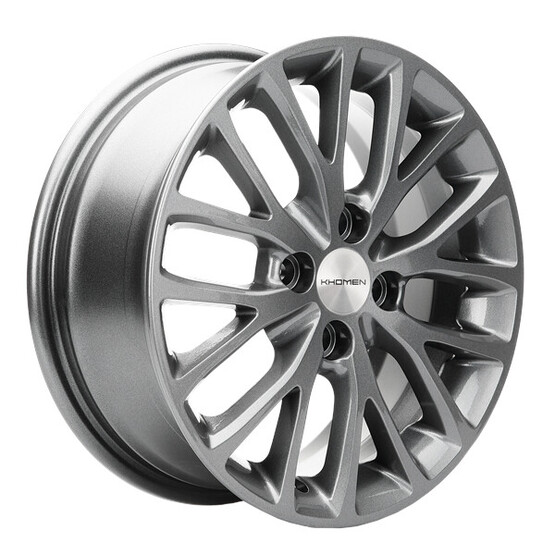 Диск Khomen 1506 15x6 4x100 ET48 DIA54.1 GRAY Диск Khomen 1506 15x6 4x100 ET48 DIA54.1 GRAY