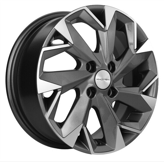 Диск Khomen 1508 15x6 4x100 ET40 DIA60.1 GRAY-FP Диск Khomen 1508 15x6 4x100 ET40 DIA60.1 GRAY-FP