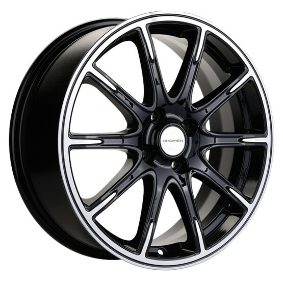 Диск Khomen 1707 17x6.5 4x100 ET50 DIA60.1 BLACK-FP Диск Khomen 1707 17x6.5 4x100 ET50 DIA60.1 BLACK-FP