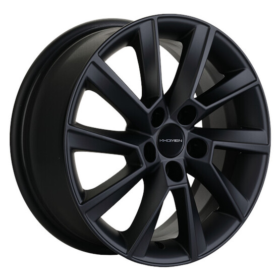 Диск Khomen 1507 15x6 5x100 ET38 DIA57.1 BLACK MATT Диск Khomen 1507 15x6 5x100 ET38 DIA57.1 BLACK MATT