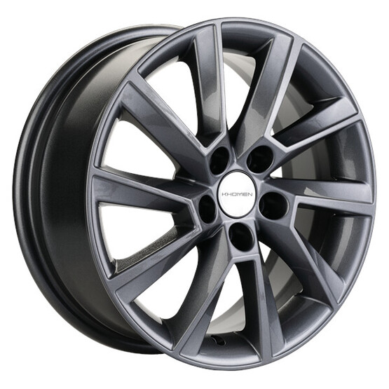 Диск Khomen 1507 15x6 5x100 ET40 DIA57.1 GRAY Диск Khomen 1507 15x6 5x100 ET40 DIA57.1 GRAY