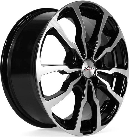 Диск X'trike X-117 16x6.5 5x114.3 ET40 DIA66.1 BK/FP Диск X'trike X-117 16x6.5 5x114.3 ET40 DIA66.1 BK/FP