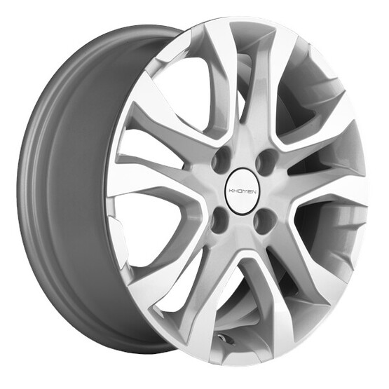 Диск Khomen 1503 15x6 4x100 ET40 DIA60.1 F-SILVER-FP Диск Khomen 1503 15x6 4x100 ET40 DIA60.1 F-SILVER-FP