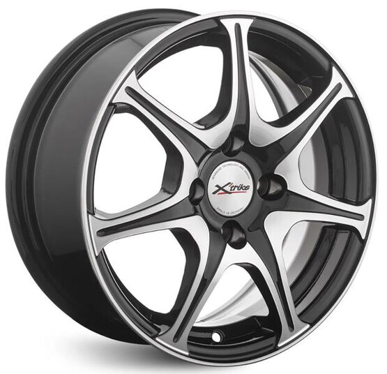 Диск X'trike X-110 14x6 4x98 ET35 DIA58.6 BK/FP Диск X'trike X-110 14x6 4x98 ET35 DIA58.6 BK/FP
