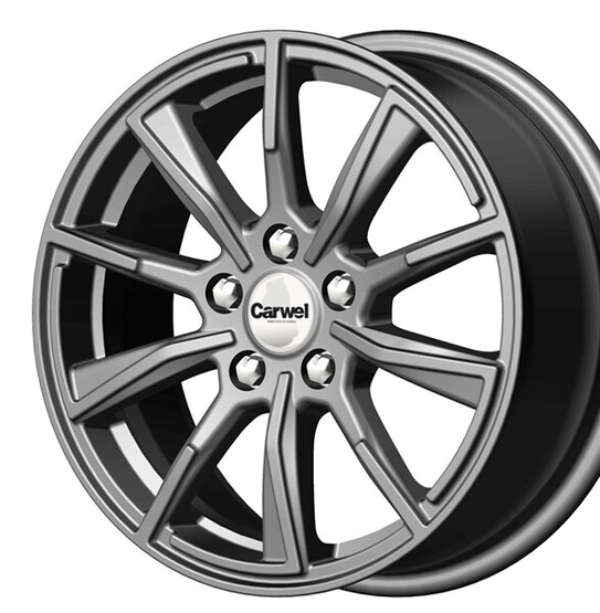 Диск Carwel Лабаз 16x6.5 5x100 ET38 DIA57.1 GR Диск Carwel Лабаз 16x6.5 5x100 ET38 DIA57.1 GR
