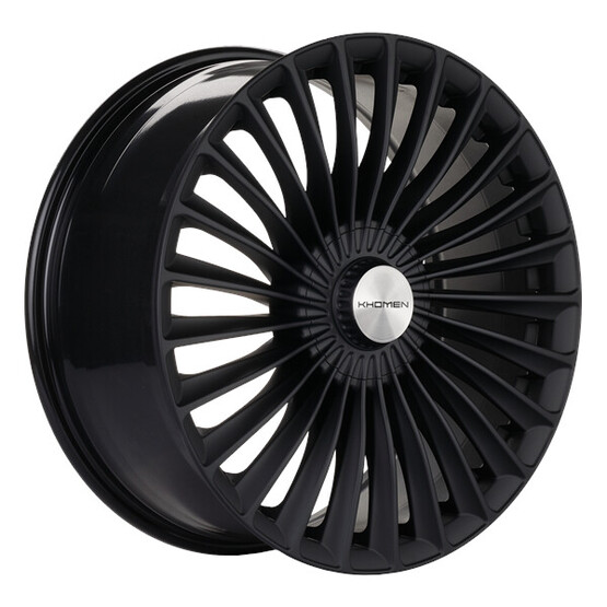 Диск Khomen 2008 20x8.5 5x112 ET38 DIA66.6 BLACK MATT Диск Khomen 2008 20x8.5 5x112 ET38 DIA66.6 BLACK MATT