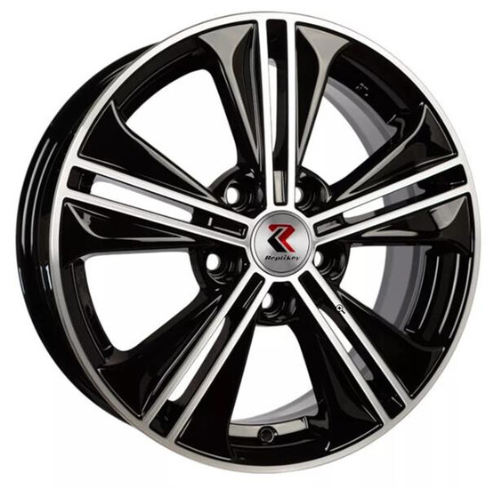 Диск Replikey Creta (R106) 16x6 5x114.3 ET43 DIA67.1 BK/FP Диск Replikey Creta (R106) 16x6 5x114.3 ET43 DIA67.1 BK/FP