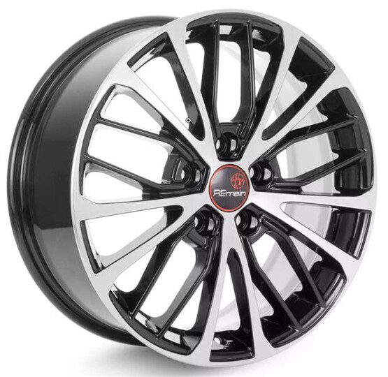 Диск Replikey Camry (R194) 17x7 5x114.3 ET45 DIA60.1 BK/FP Диск Replikey Camry (R194) 17x7 5x114.3 ET45 DIA60.1 BK/FP