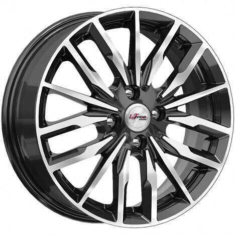 Диск Ifree Миконос 16x6 5x100 ET38 DIA57.1 БЛЭК ДЖЕК Диск Ifree Миконос 16x6 5x100 ET38 DIA57.1 БЛЭК ДЖЕК