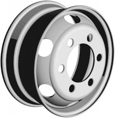 Диск Trebl 2883 16x5.5 6x170 ET105 DIA130.1 S Диск Trebl 2883 16x5.5 6x170 ET105 DIA130.1 S