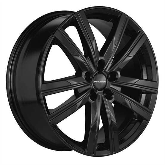 Диск Khomen 1905 19x7 5x108 ET46 DIA63 BLACK MATT Диск Khomen 1905 19x7 5x108 ET46 DIA63 BLACK MATT