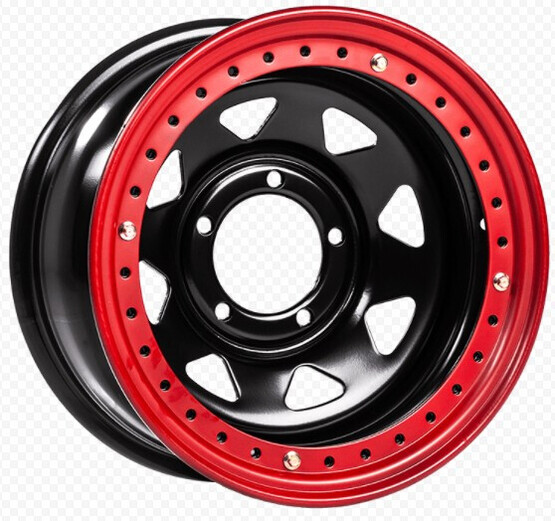 Диск Off-Road-Wheels Black 16x8 5x150 ET-14 DIA112 ЧЕРНЫЙ С БЕДЛОКОМ (КРАСНЫЙ) Диск Off-Road-Wheels Black 16x8 5x150 ET-14 DIA112 ЧЕРНЫЙ С БЕДЛОКОМ (КРАСНЫЙ)
