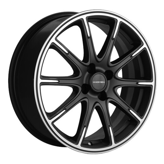 Диск Khomen 1707 17x6.5 4x100 ET50 DIA60.1 BLACK-FP MATT Диск Khomen 1707 17x6.5 4x100 ET50 DIA60.1 BLACK-FP MATT