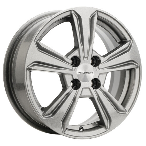 Диск Khomen 1502 15x6 4x100 ET50 DIA60.1 G-SILVER Диск Khomen 1502 15x6 4x100 ET50 DIA60.1 G-SILVER