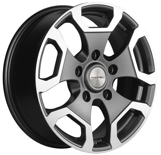 Диск Khomen 1725 17x6.5 5x139.7 ET35 DIA98.5 GRAY Диск Khomen 1725 17x6.5 5x139.7 ET35 DIA98.5 GRAY
