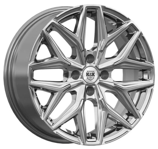 Диск K&K Ариус (Кс1187) 17x7 5x108 ET33 DIA60.1 ДАРК ПЛАТИНУМ