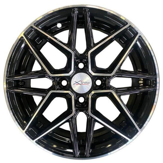 Диск X'trike X-148 15x6 4x100 ET46 DIA54.1 BK/FP