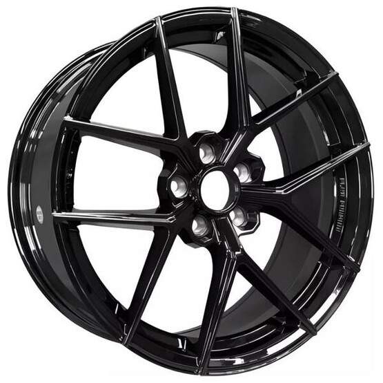 Диск Hengde F5153 19x8.5 5x114.3 ET38 DIA73.1 GLOSSY BLACK