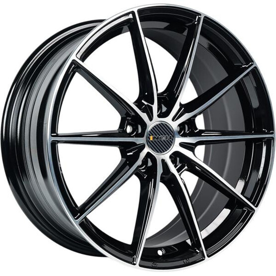 Диск Inch Fa8533 18x8 5x112 ET38 DIA66.6 GLOSS BLACK MACHINED FACE