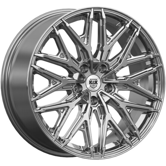 Диск K&K Клермон (Кс1156) 19x8 5x112 ET27 DIA66.6 ДАРК ПЛАТИНУМ