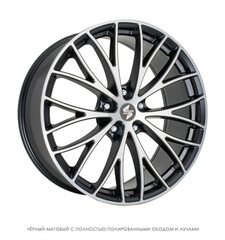Диск Eta Beta Piuma C 18x8 5x100 ET40 DIA67.1 BLACK MATT POLISH