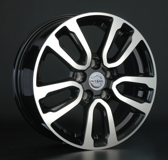 Диск Replica La Ns123 16x6.5 5x114.3 ET40 DIA66.1 BKF