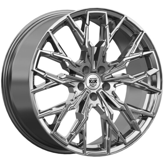 Диск K&K Элерон 20x9 5x108 ET38.5 DIA63.35 ДАРК ПЛАТИНУМ