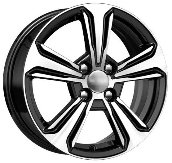 Диск Kdw Kd1544 15x6 4x100 ET46 DIA54.1 BLACK_FRONT_POLISHED Диск Kdw Kd1544 15x6 4x100 ET46 DIA54.1 BLACK_FRONT_POLISHED